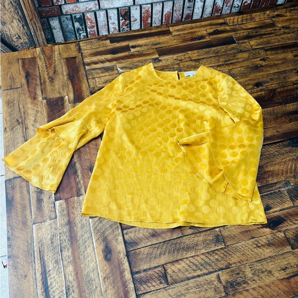 Warehouse Mustard Yellow Blouse